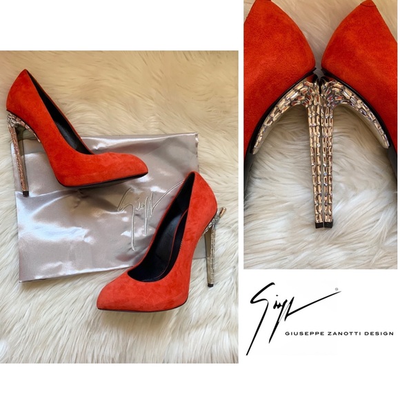 Giuseppe Zanotti Shoes - New! GIUSEPPE ZANOTTI Frica 120 Crystal Heel Pumps